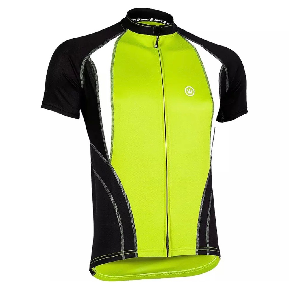 NWT Canari Made In USA mens full zip short sleeve cycling jersey LARGE